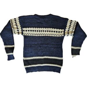 Vtg GUY LAROCHE Paris Knit Striped Lightweight Sweater S